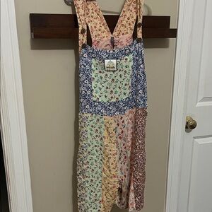 Floral Patchwork Romper
